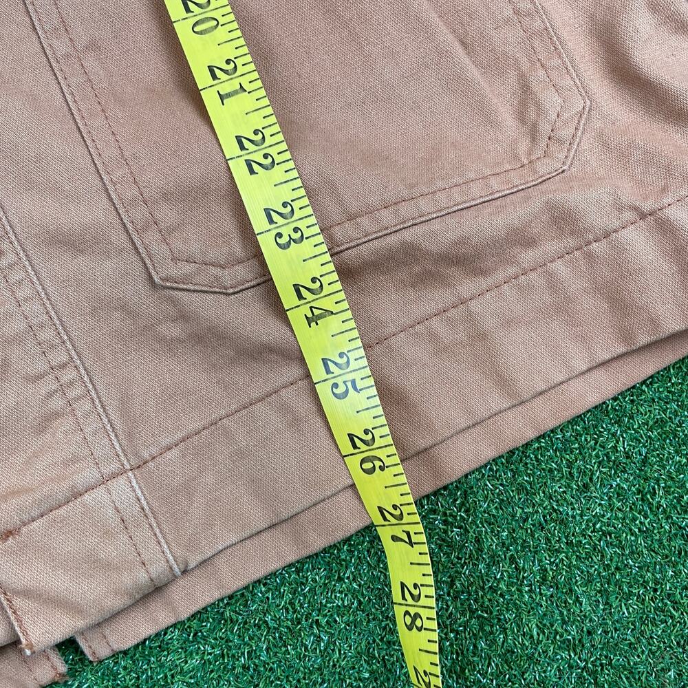 Vintage MBX Mens Brown Lined Flannel Button-up Chore Shacket Sz L - Picture 5 of 5